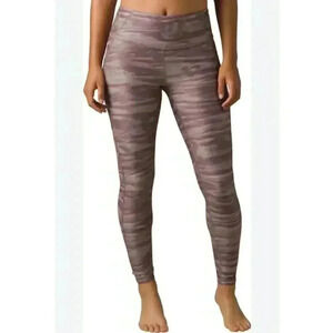 PrAna Electra Leggings II | Purple Gray Beige | SZ L